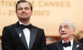 Leonardo DiCaprio and Martin Scorsese at the Cannes film festival in 2023.
