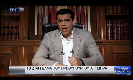 Greek Prime Minister Alexis Tsipras addresses the nation tonight.