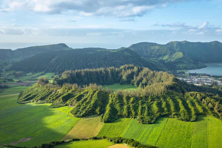 Ilha de São Miguel, Açores.  O arquipélago é uma região autônoma de Portugal