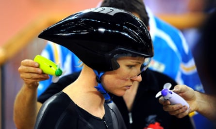 Cyclist Alison Shanks at the 2008 Beijing Olympics.