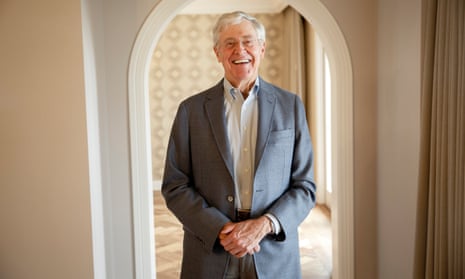 Charles Koch said of hypothetically supporting Hillary Clinton: ‘We would have to believe her actions would be quite different than her rhetoric.’