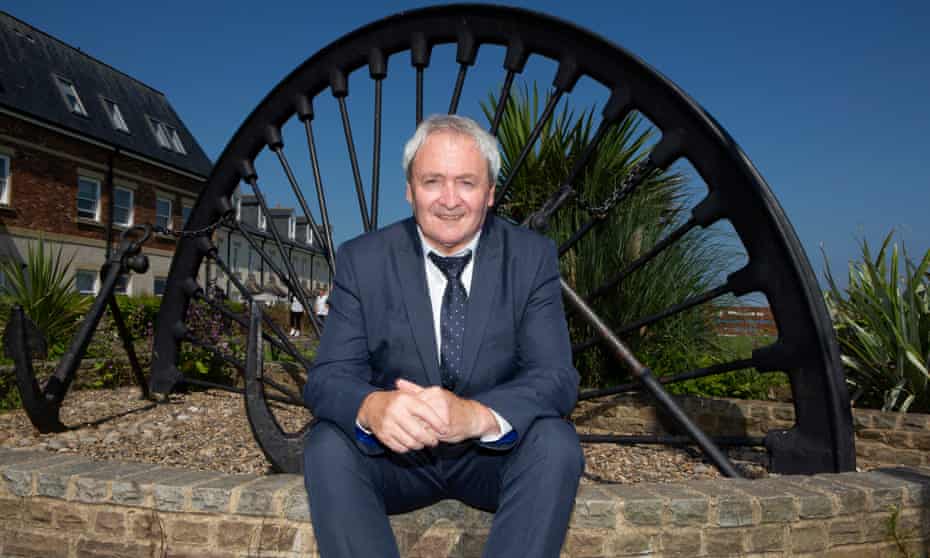 Durham County Counsel Kevin Shaw in the former mining town of Seham