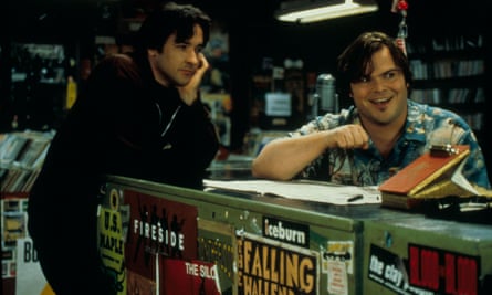 John Cusack and Jack Black in a scene from High Fidelity