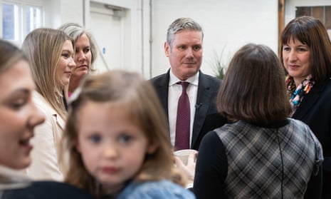 Keir Starmer and Rachel Reeves at a meeting with female entrepreneurs.
