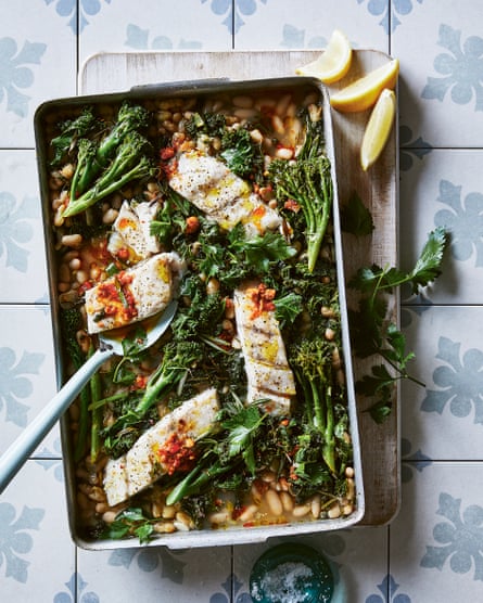 ‘Perfect for a quick lunch or dinner’: a hearty roast fish on the go.