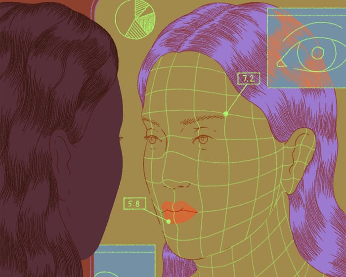 ‘It confirmed my flaws’: women are paying for face scans that score beauty and suggest excessive procedures — image supplied by The Guardian Technology's feed