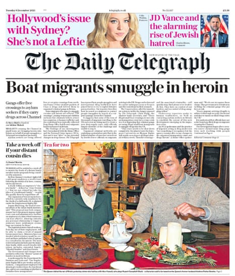 Telegraph front page