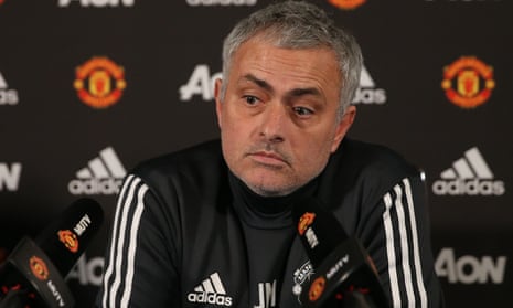 José Mourinho during his Manchester United press conference on Tuesday.