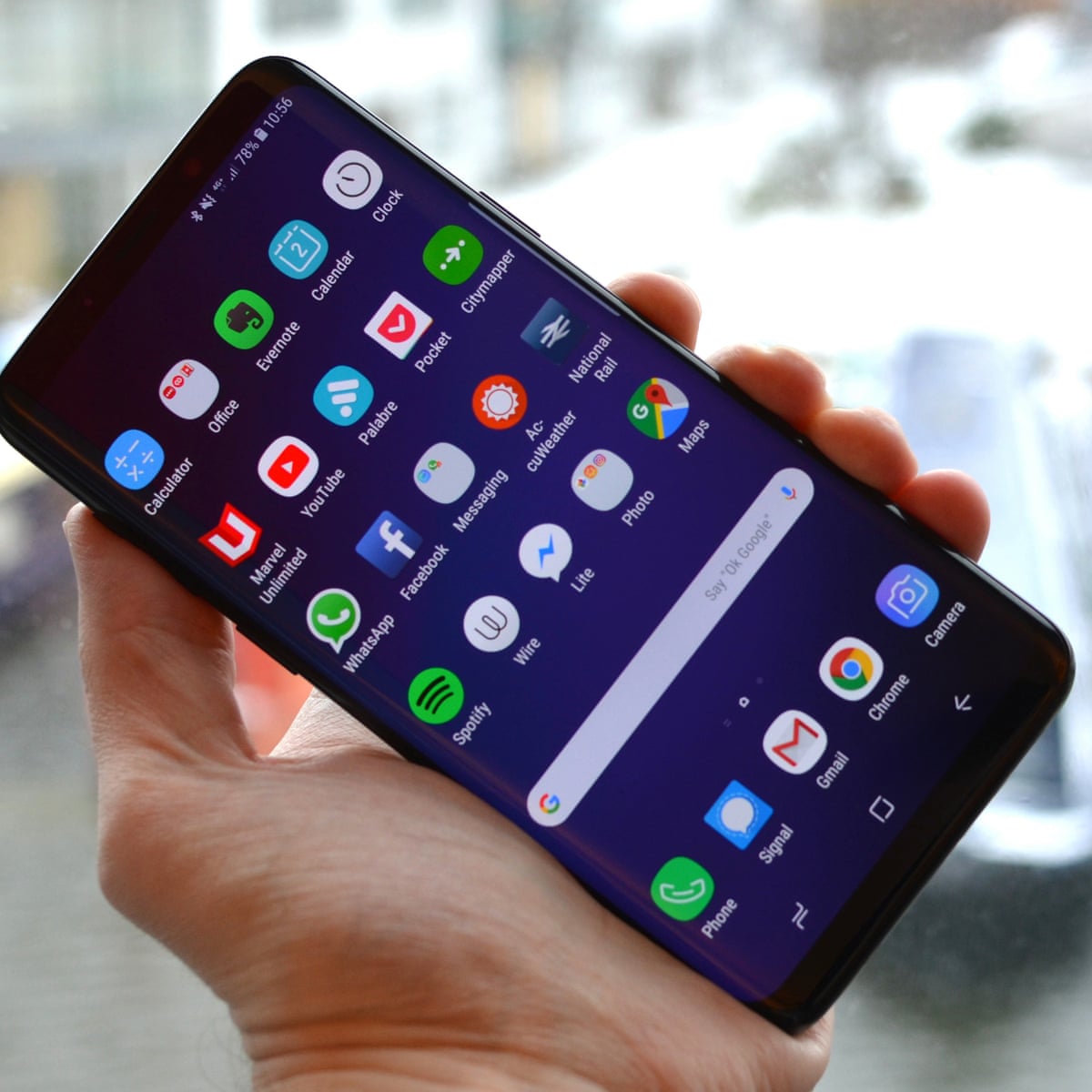 Samsung Galaxy S9 Review The Best Big Screen Smartphone By Miles Samsung The Guardian Samsung Galaxy S9 Review The Best Big Screen Smartphone By Miles Samsung The Guardian