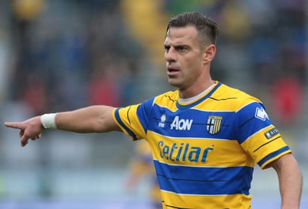 Emanuele Calaio of Parma during the Serie B match against Virtus Entella in March 2018