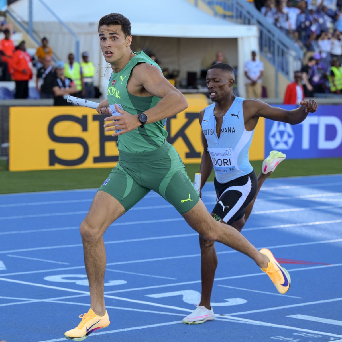 We're hot': three Australian records set on stunning day at World Athletics Relays | Athletics | The Guardian