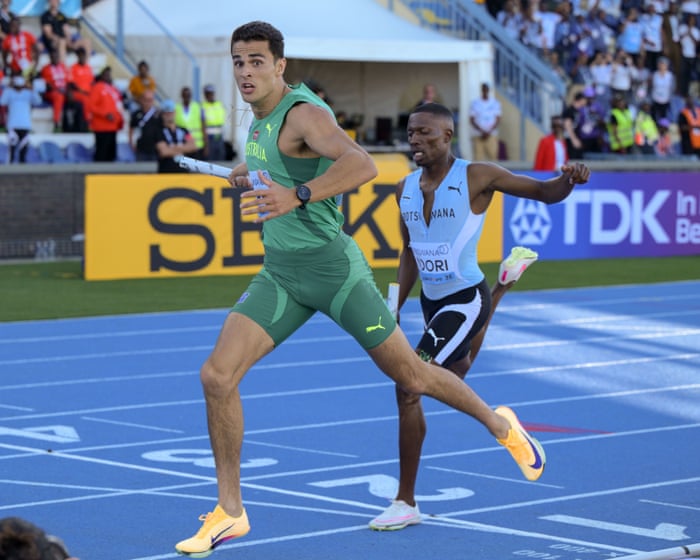 ‘We’re hot’: three Australian records set on stunning day at World Athletics Relays