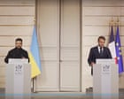 Zelenskyy says Ukraine peace must be ‘durable’ after Macron talks as US team head to Moscow – Europe live