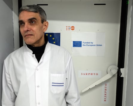 Volodymyr Gorbachevsky, the director of Kherson’s main perinatal clinic.