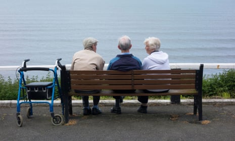 Pensioners on a bench