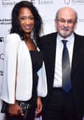 Rachel Eliza Griffiths and Salman Rushdie attend House Of SpeakEasy 2019 Gala, February 28,  New York