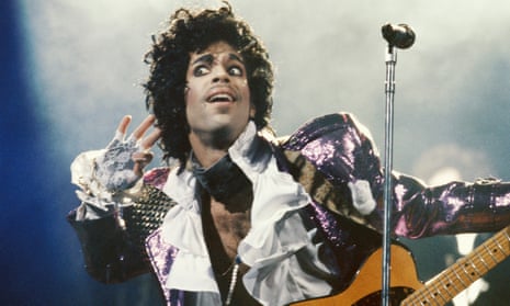 Prince in concert in 1985