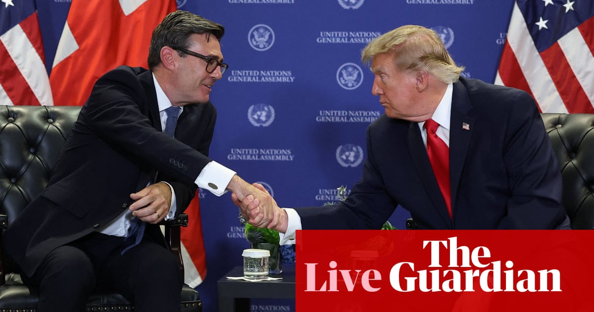‘He gets it’, says Trump of Burnham at UN General Assembly meeting – UK politics live