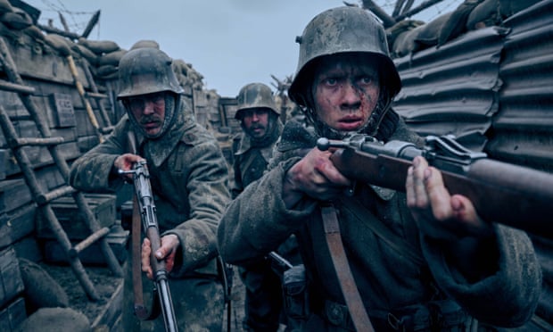 Still from the movie (soldiers in trench)