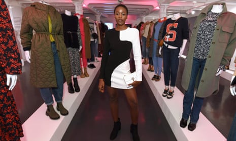 The model Ariish Wol attends the Marks &amp; Spencer winterwear launch party in London.
