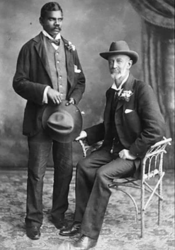 Frank Hann (right) with his assistant Talbot.