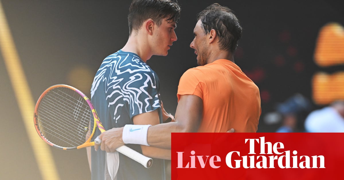 Sada overhead gesprek Australian Open 2023 day one: Rafael Nadal beats Jack Draper – as it  happened | Australian Open 2023 | The Guardian