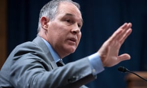 Scott Pruitt, the Environmental Protection Agency administrator.