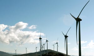 The Alto Minho windfarm.