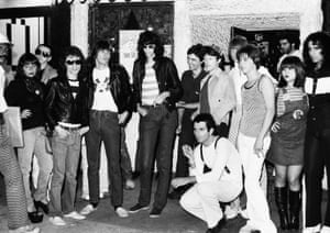 Outside CBGB 1975