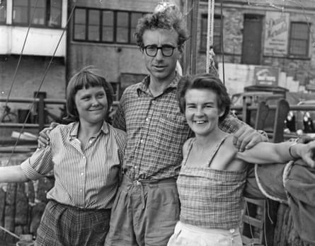Wharram with Jutta Schultze-Rohnhof, left, and Ruth Merseburger, 1955
