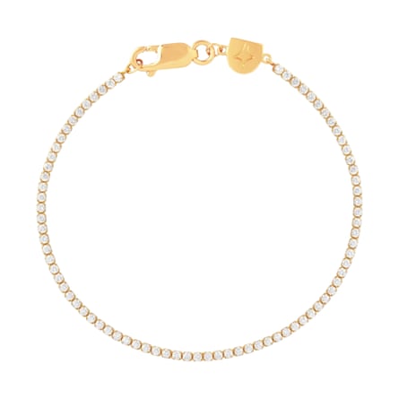 Astrid & Miyu tennis chain bracelet in gold