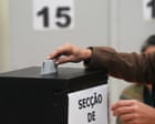 Centre-left candidate expected to see off far right as Portugal votes in presidential runoff