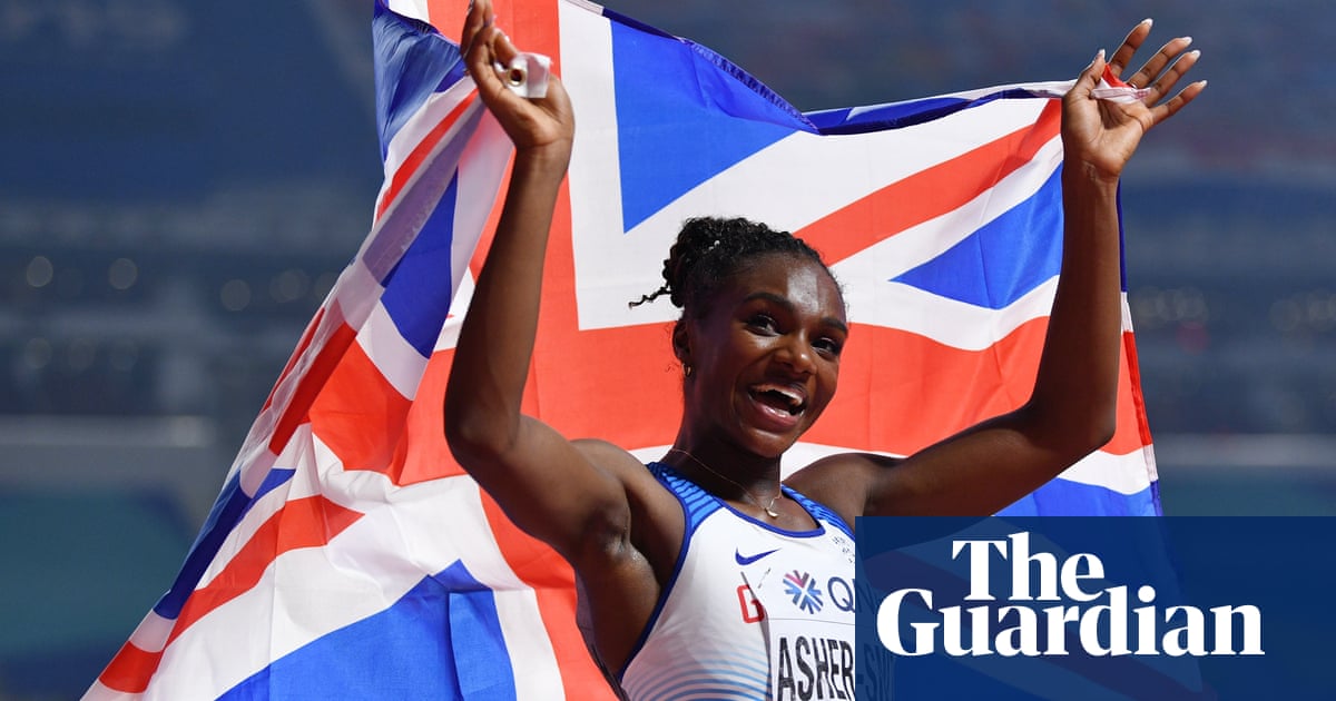 I never thought it would be me, says Dina Asher-Smith after 200m world gold – video