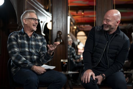 Gary Lineker with Alan Shearer in 2024