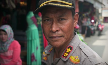 Indonesian police officer Untung Sangaji