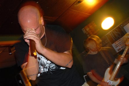 The band 108 onstage on France