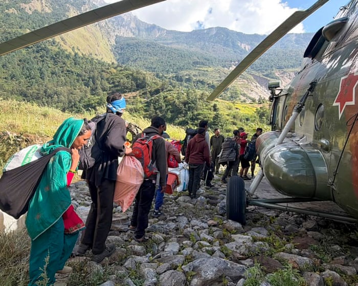 Image accompanying the story: Flash floods kill five and destroy villages in central Nepal