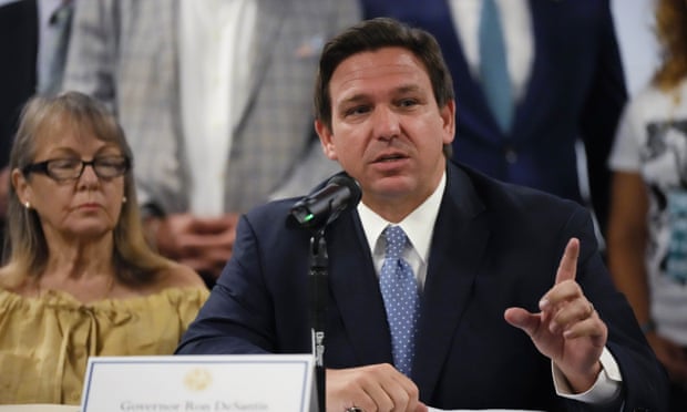 Florida’s governor, Ron DeSantis. The state gave the governor sweeping power to ‘invalidate’ any local emergency order.