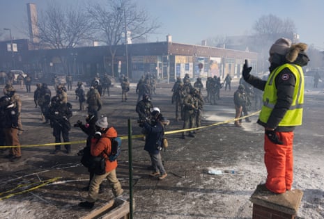 people on street outside