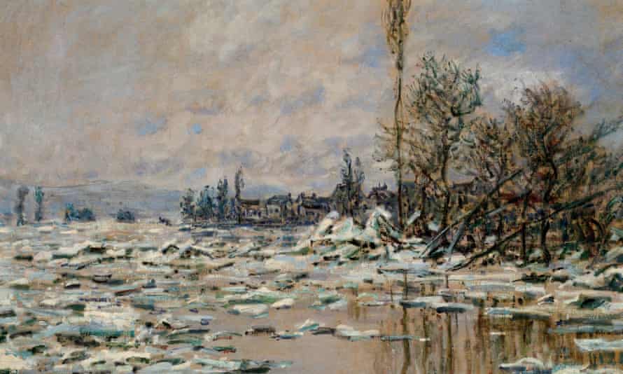 Breakup of the Ice by Monet (1880).