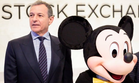 Bob Iger, chief executive of Disney, said: ‘He’s decided to retaliate against us … And that just seems really wrong to me.’