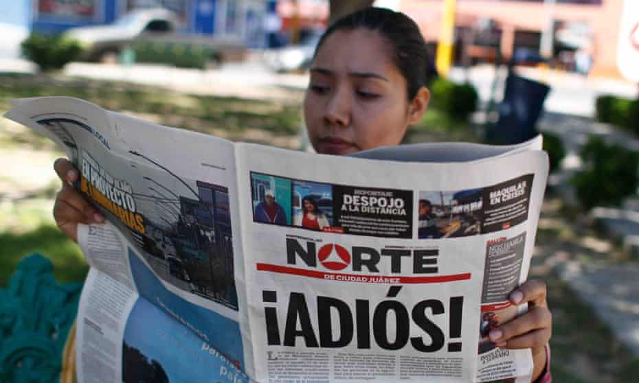 The newspaper announced its definitive closure due to ‘the dangers and adverse conditions’ for the exercise of journalism in Mexico. 
