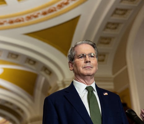 Scott Bessent pictured in Capitol Hill on 24 June 2025.