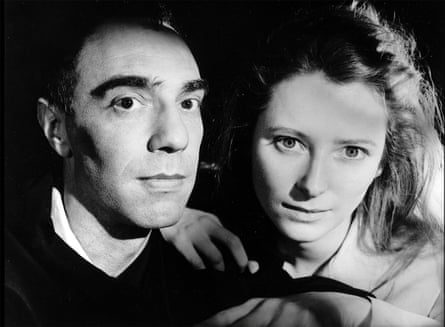 Swinton with Derek Jarman, 1987.