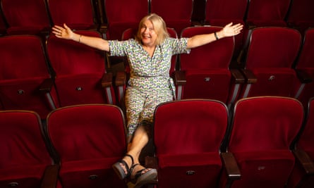 Judith Holder photographed at the Leicester Square Theatre.