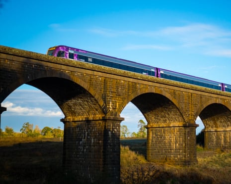 Easy, affordable and elegant: a V/Line regional train in Victoria