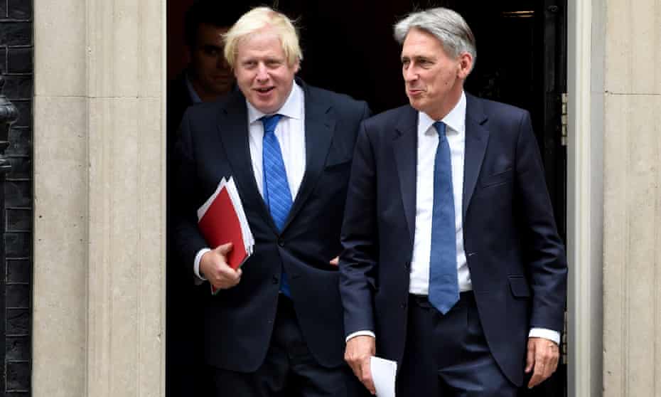 Boris Johnson  and Philip Hammond