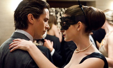 2012’s The Dark Knight Rises, Bruce Wayne (Christian Bale) and Selina Kyle (Anne Hathaway)