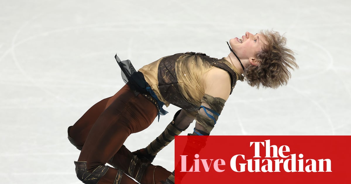 Winter Olympics: Ilia Malinin goes for second figure-skating gold – live