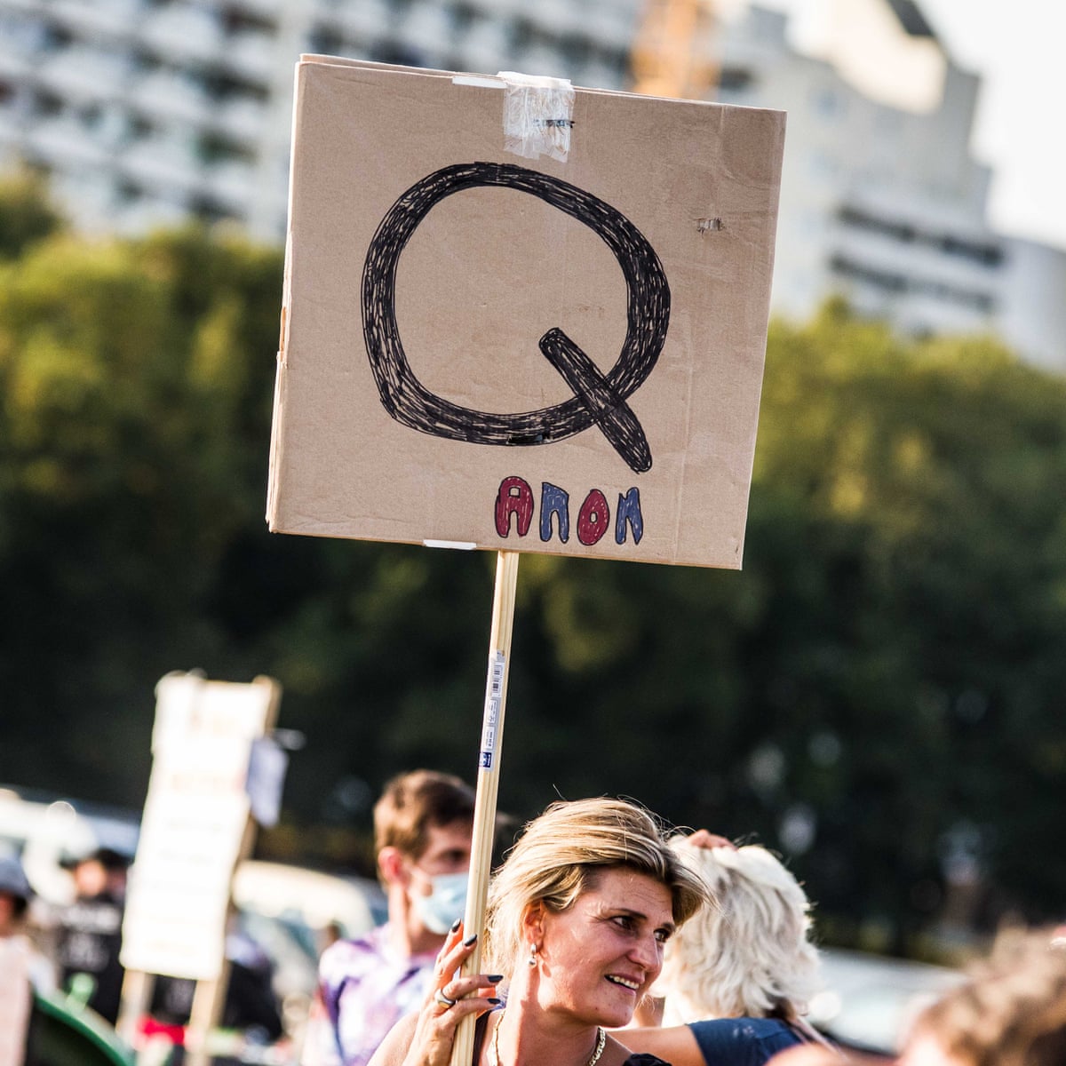 Quite frankly terrifying': How the QAnon conspiracy theory is taking root  in the UK | QAnon | The Guardian